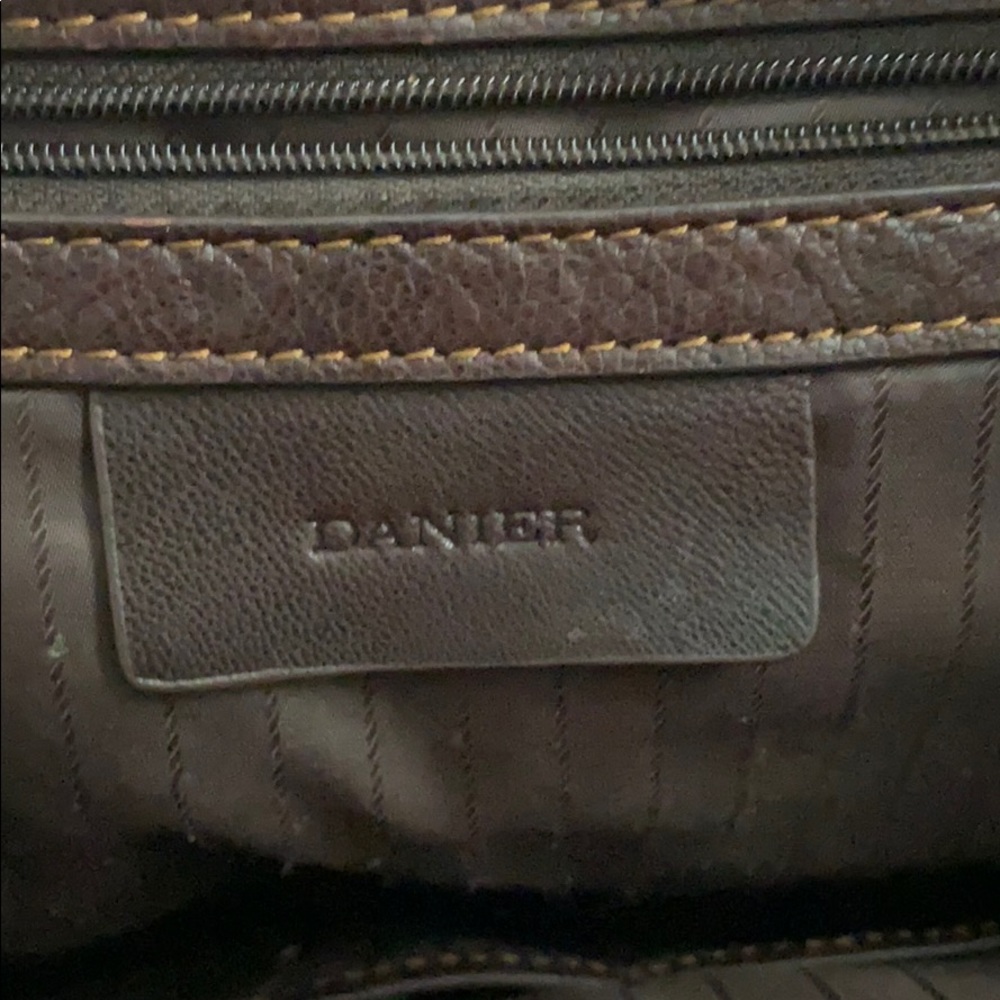 Leather Backpack With Perforated Back Cushion - image 2